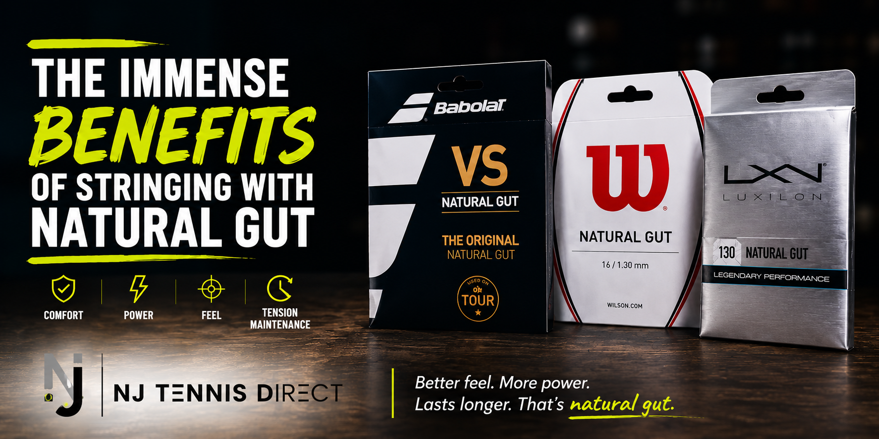 Benefits of Natural Gut Tennis Strings|Is it worth it? We think so.