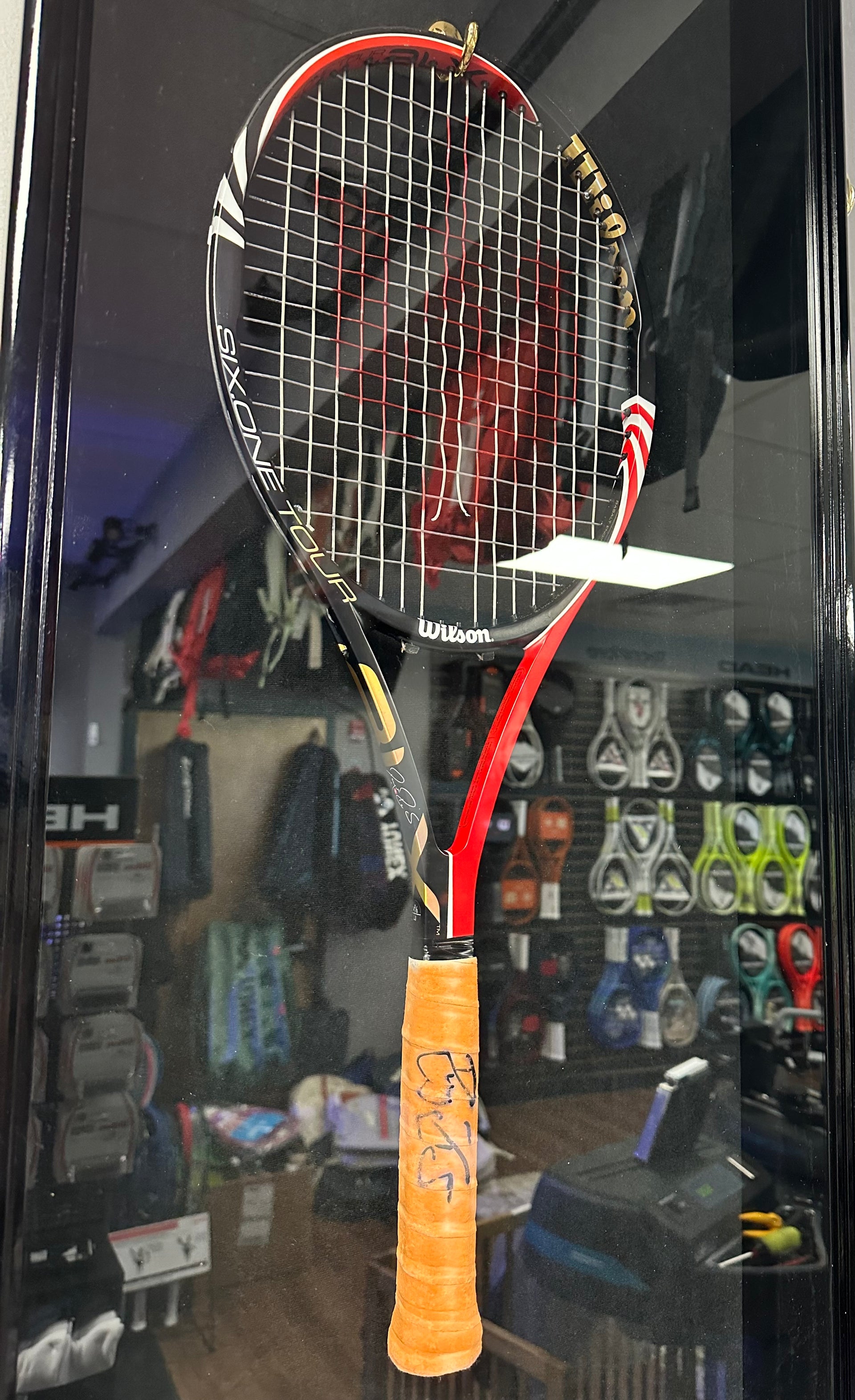 Roger Federer Match Used & Signed Racquet